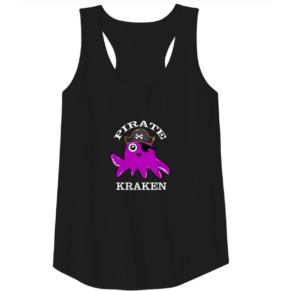 Pirate Octopus - Octopus Tank Top-image