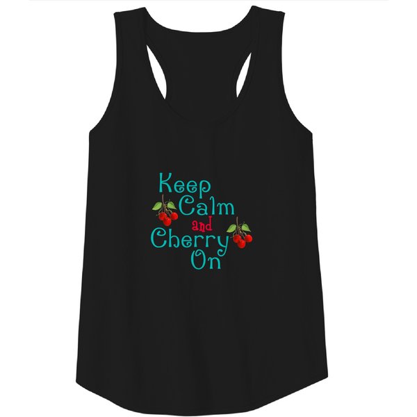 Keep Calm And Cherry On Tank Top-image