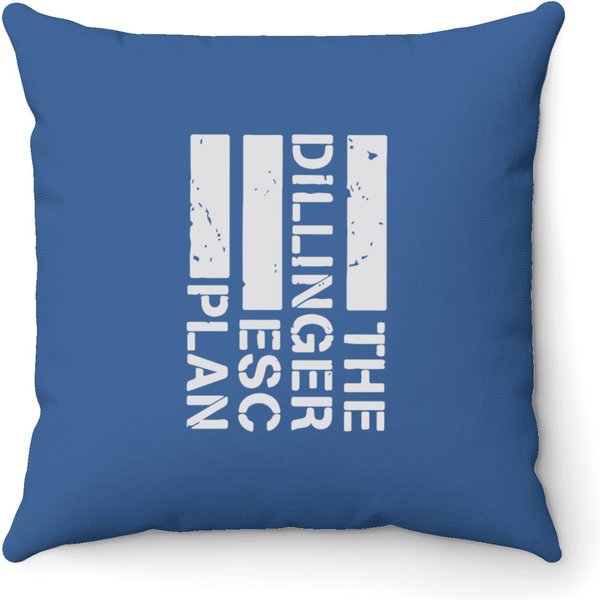 The Dillinger Escape Plan Logo Throw Pillows-image
