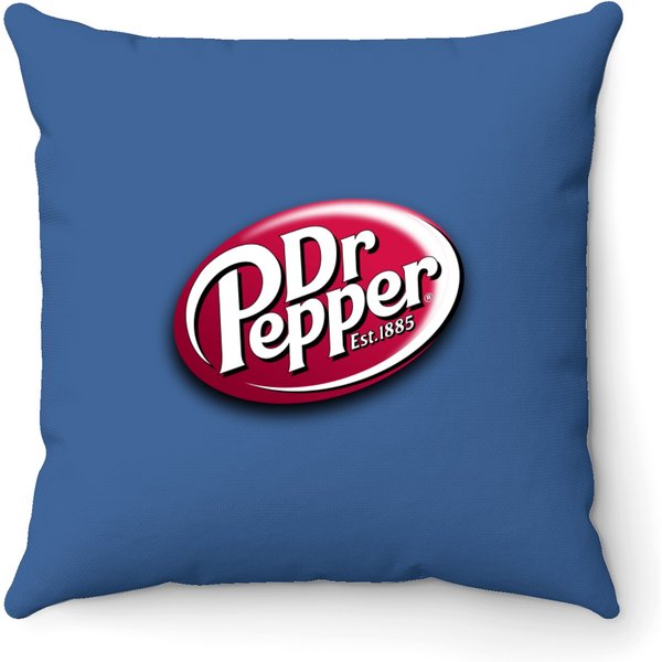 Dr Pepper Throw Pillows-image