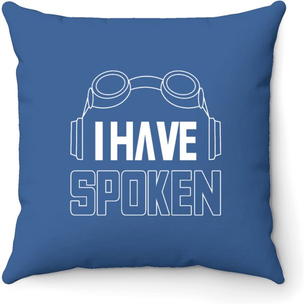 I Have Spoken (1)I Have Spoken (1) Throw Pillows-image
