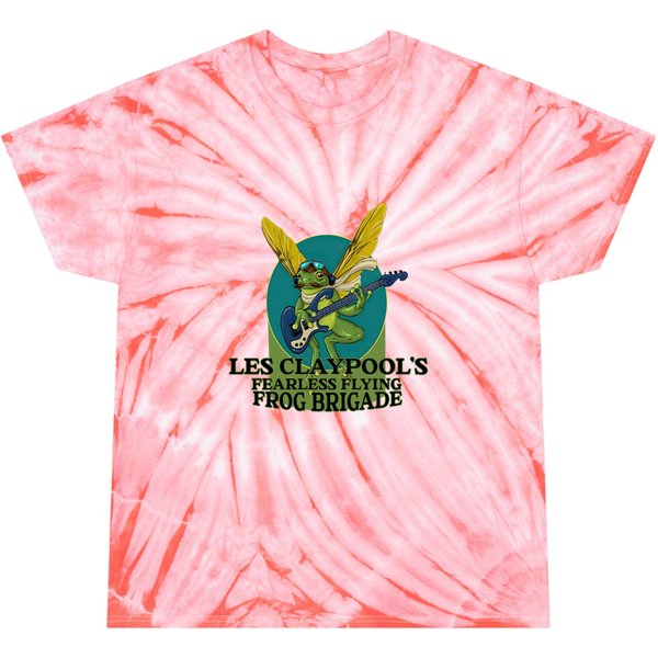 Les Claypools Fearless Flying Frog Brigade The Summer Of Green Tour 2023 Tie Dye T Shirts-image