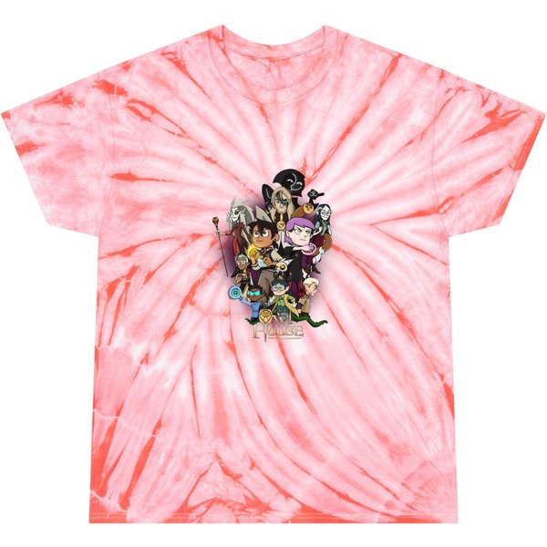 The Owl House Whole Cast Tie Dye T Shirts, Magical Owl House Tie Dye T Shirts-image