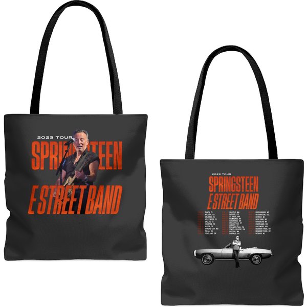 Bruce Springsteen Tour 2023 Tote Bags (aop)