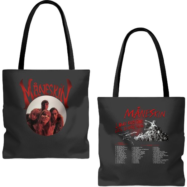 Maneskin Tour, Maneskin Tour 2023 Tote Bags (Aop)-image