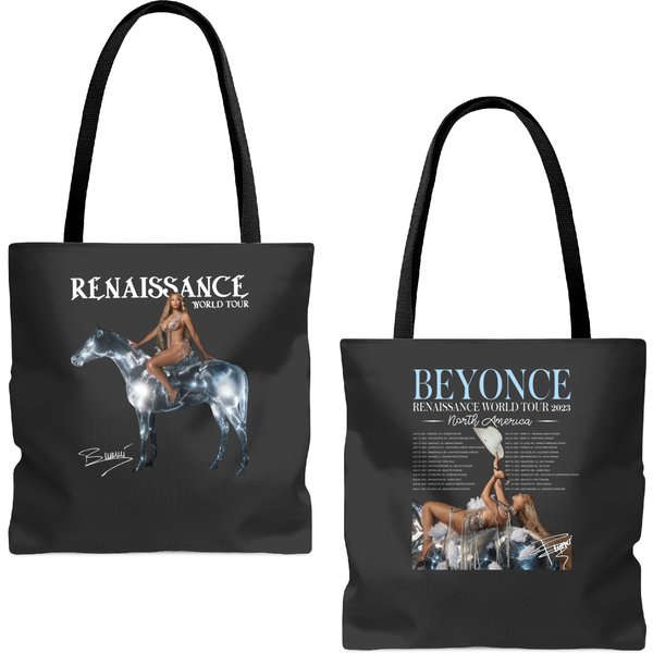 2023 Beyonce Renaissance North American Tour Tote Bags (Aop), Beyonc Tour Double Sided Tote Bags (Aop)-image