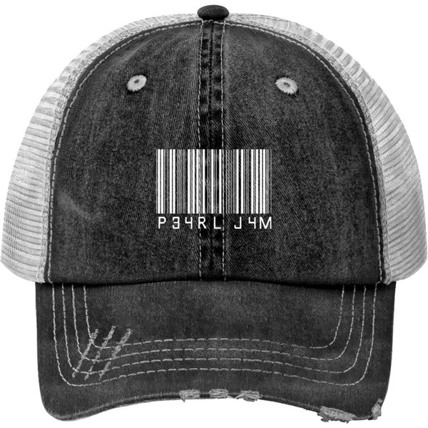 Barcode Design Pel Jam Classic Print Trucker Hats-image