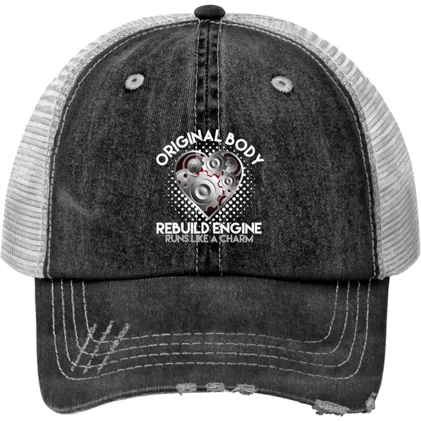 Original Body Rebuild Engine Open Heart Surgery By Trucker Hats-image