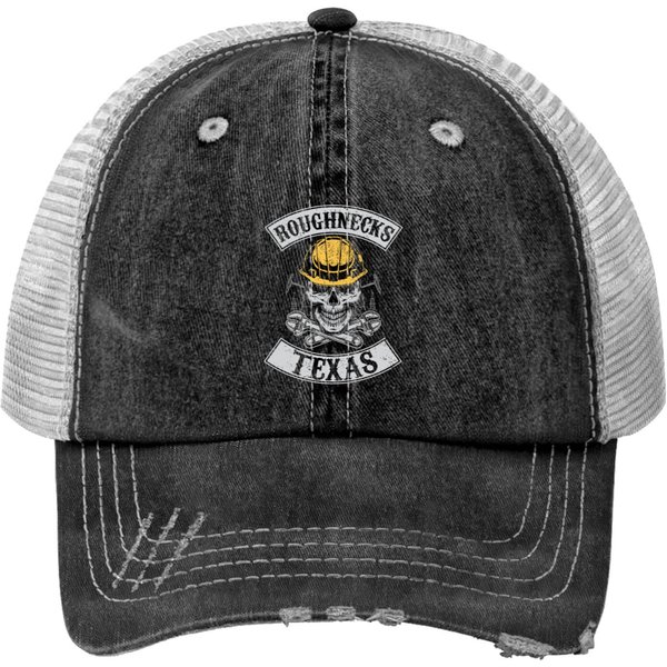 Roughnecks Texas Oilfield Roughneck - Oil Rig Trucker Hats-image