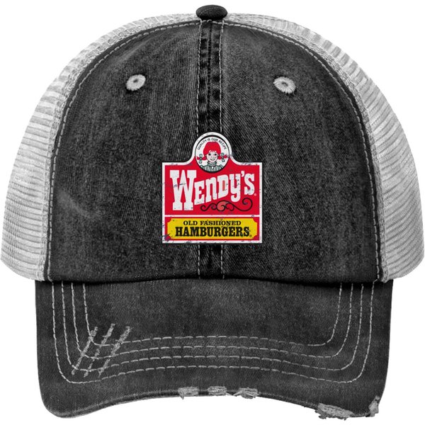 Wendys Logo Vintage Trucker Hats-image