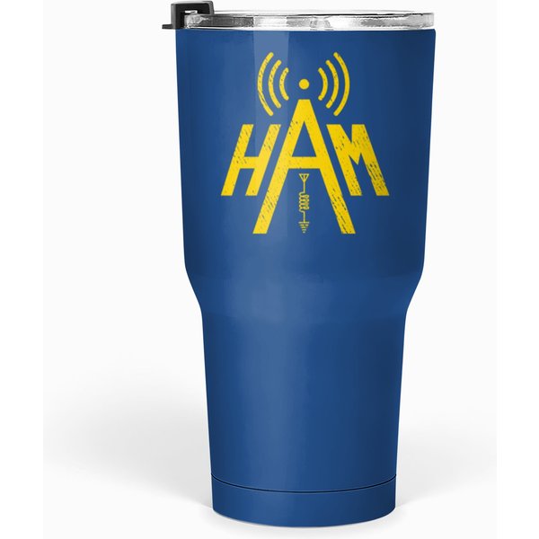 Ham Logo - Ham Radio - Amateur Radio Operator Gift Tumblers 30 Oz-image