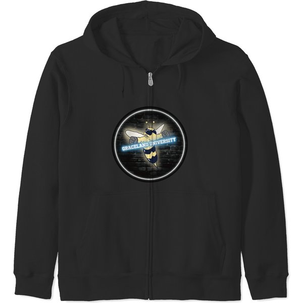 Graceland University Neon Graceland University Neon Zip Hoodies-image