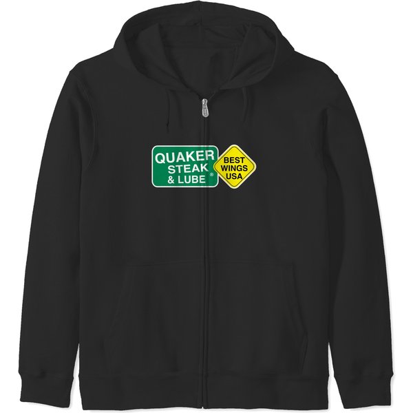 Quaker Steak N Lube Bestwings Usa Zip Hoodies-image