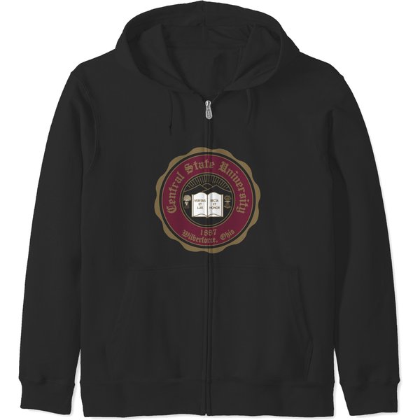 Central State University Gift Logo And Seal Zip Hoodies-image