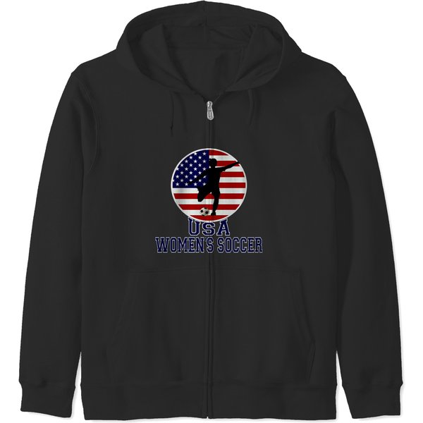 Usa Women's Soccer Zip Hoodies