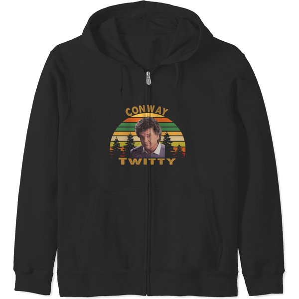 Conway Twitty Classic Zip Hoodies
