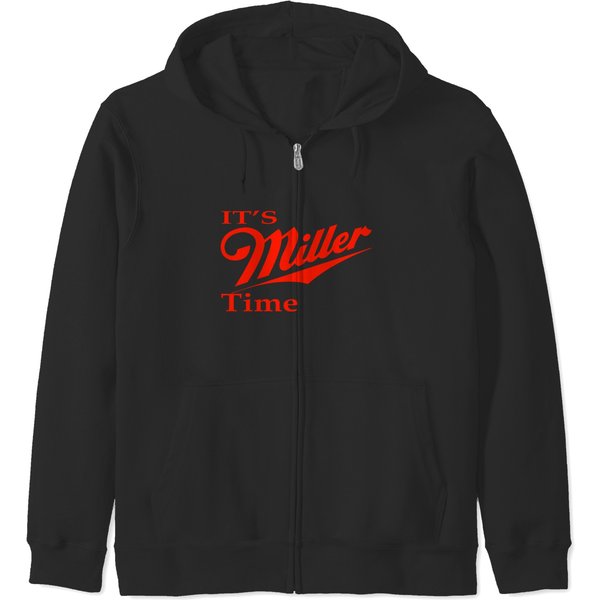 Miller Time Zip Hoodies-image