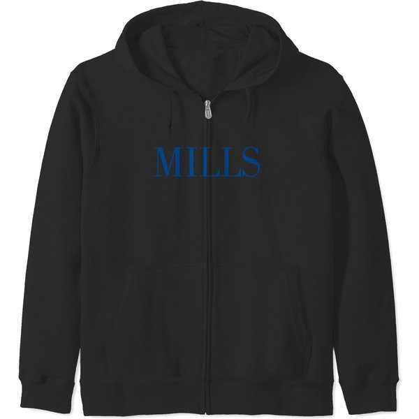 Mills College In Cal Design Logo 1 Zip Hoodies-image