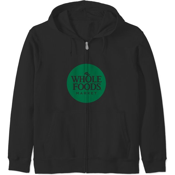 Whole Foods Market Tshirt Logo Zip Hoodies-image