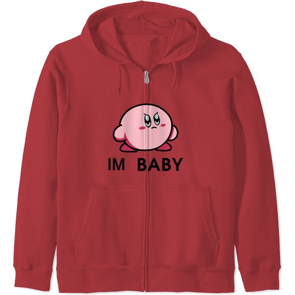 Kirby Im Baby Zip Hoodies-image