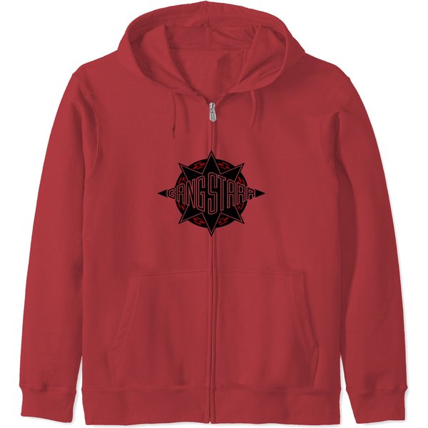 Gang Starr Black Logo Zip Hoodies-image