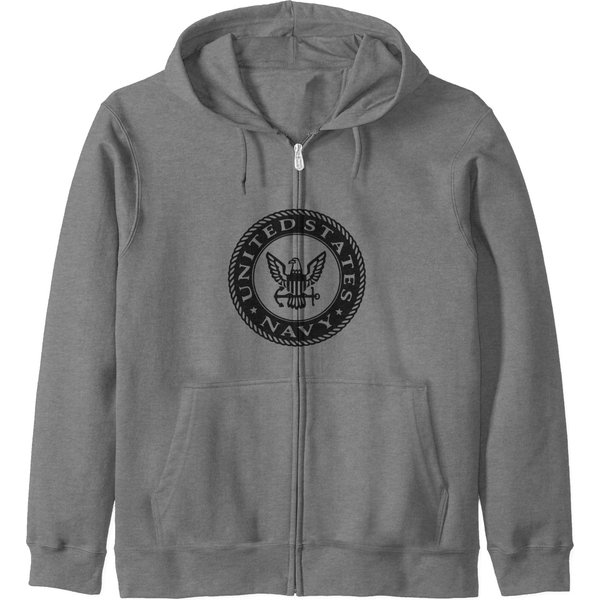 United States Navy Emblem Zip Hoodies-image