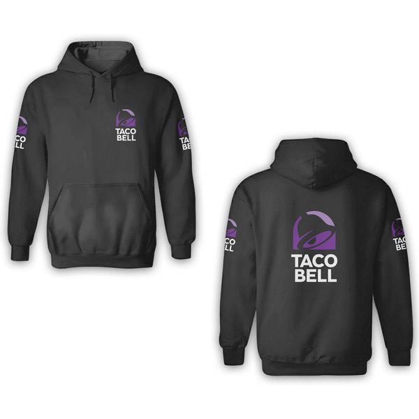 Tacoo Bell Food Logo Restaurant Chain 3d Hoodies