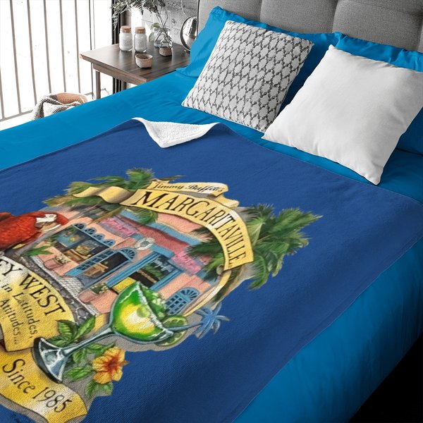 Jimmy Buffett Margaritaville Baby Blanket - Yellow Haze-image