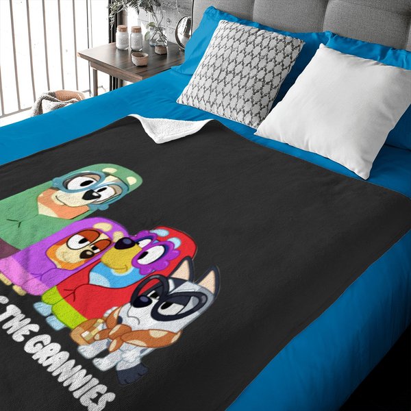 Here Come Grannies Baby Blankets, Family Matching Baby Blankets-image