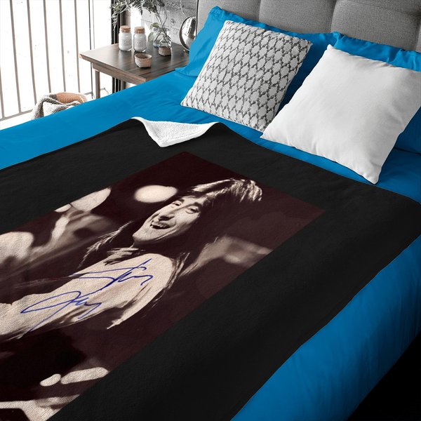 Steve-Perry-Autograph T-Shirt Baby Blankets-image
