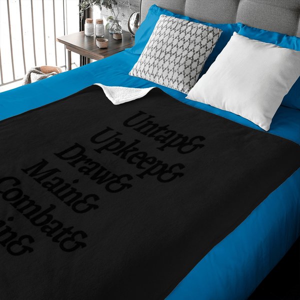 Mtg- Untap, Upkeep, Draw, ... (1) Baby Blankets-image