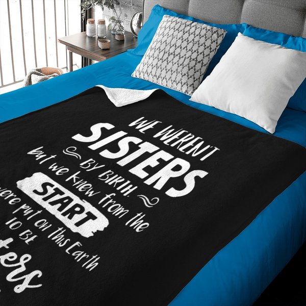 Bestie We Weren Sisters By Birth Best Friend Baby Blankets-image