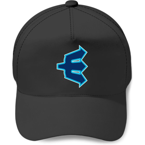 The Everett Aquasox Design Logo 3 The Indianapolis Indians Design Logo Baseball Caps-image