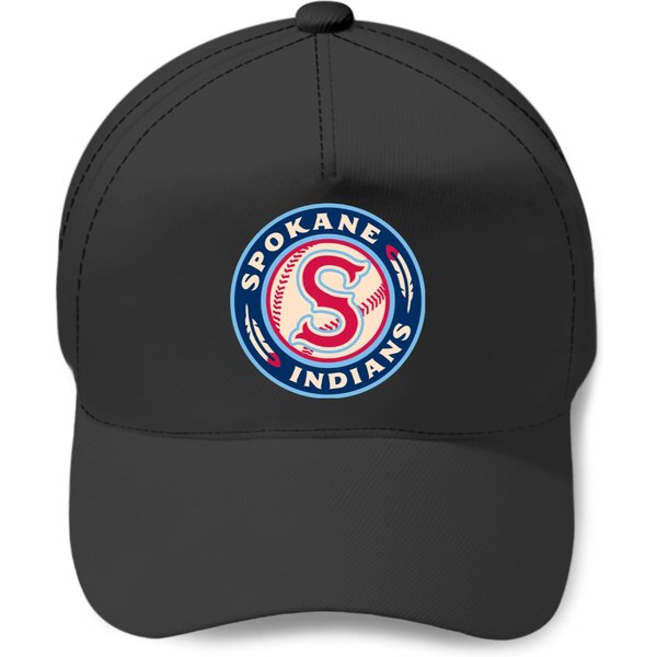 The Spokane Indians Design Logo The Indianapolis Indians Design Logo Baseball Caps-image