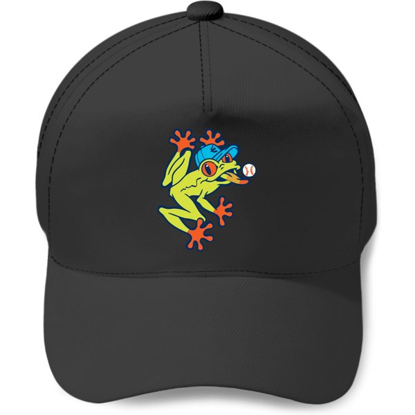 The Everett Aquasox Design Logo 1 The Indianapolis Indians Design Logo Baseball Caps-image