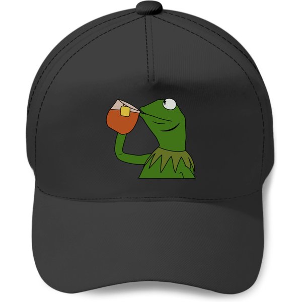 Sipping Tea Meme King But Thats None Of My Business Baseball Caps-image