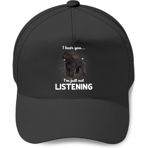 Bouvier Des Flandres Dog I Hear You Not Listening Baseball Caps-image