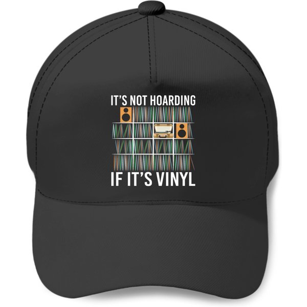 It's Not Hoarding If It's Vinyl Vintage Records Baseball Caps