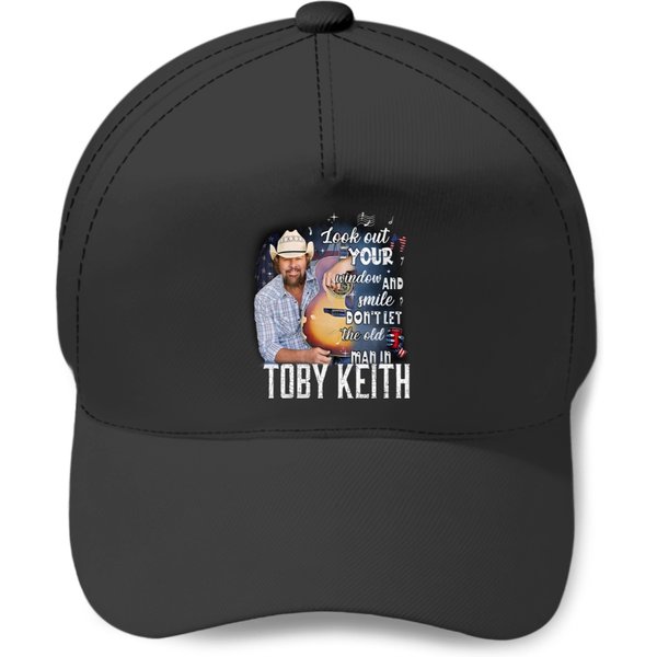 Toby Keith Baseball Caps, Don't Let The Old Man Baseball Caps, Signature Toby Keith Baseball Caps-image