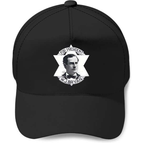 1900 William Jennings Bryan For President T-Shirt Baseball Caps-image