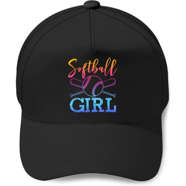 Softball Shirt Girls Softball Player Softball Girl Baseball Caps-image