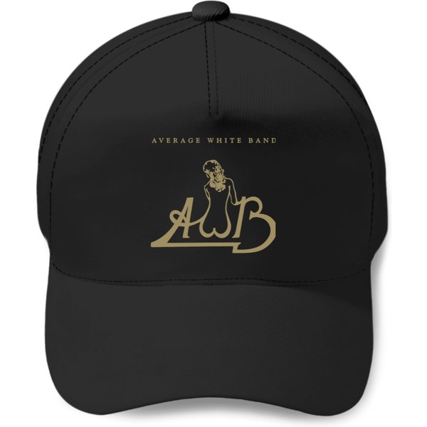 Awb Average White Band Gold Logo Album 1974 T-Shirt Baseball Caps-image
