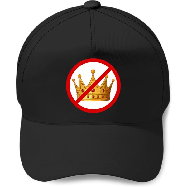 No King � Resist Authoritarianism Defend Democracy Baseball Caps-image