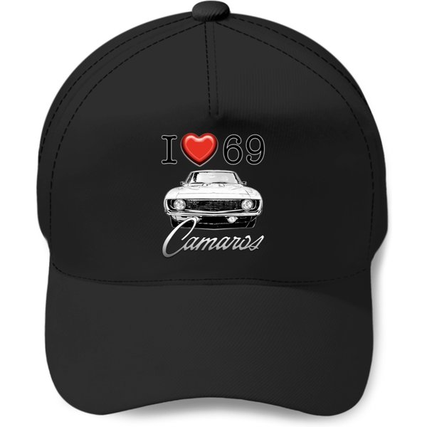 I Love 69 Camaro T-Shirt Baseball Caps-image