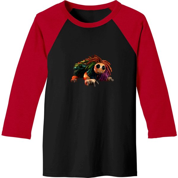 Yarnaby Nightmare Pluh Critter Baseball Tees-image