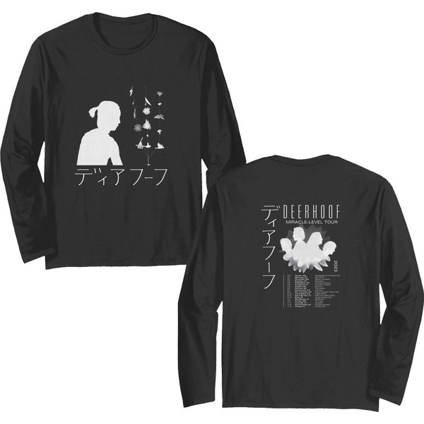Deerhoof Miracle Level Tour 2023 Double Sided Long Sleeves