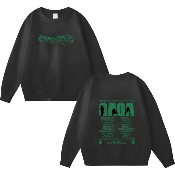 Gaga The Chromatica Ball Tour 2022 2 Side Sweatshirt-image