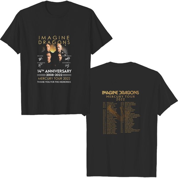 Imagine Dragons Mercury Tour 2022 Double Sided Shirt-image