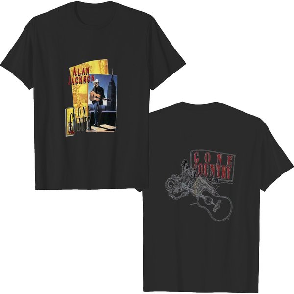 Vintage 90S Alan Jackson Country Music Band T-Shirt, Hoochie Coochie T Shirt-image