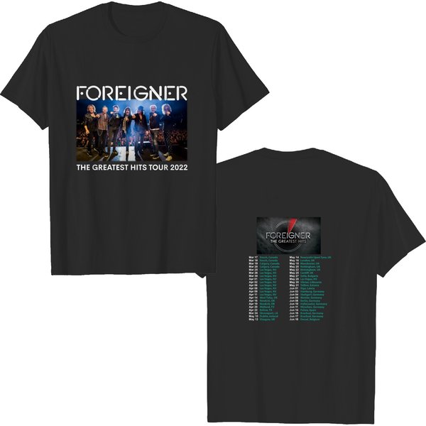 Foreigner The Greatest Hits Tour 2022 Unisex T-Shirt-image